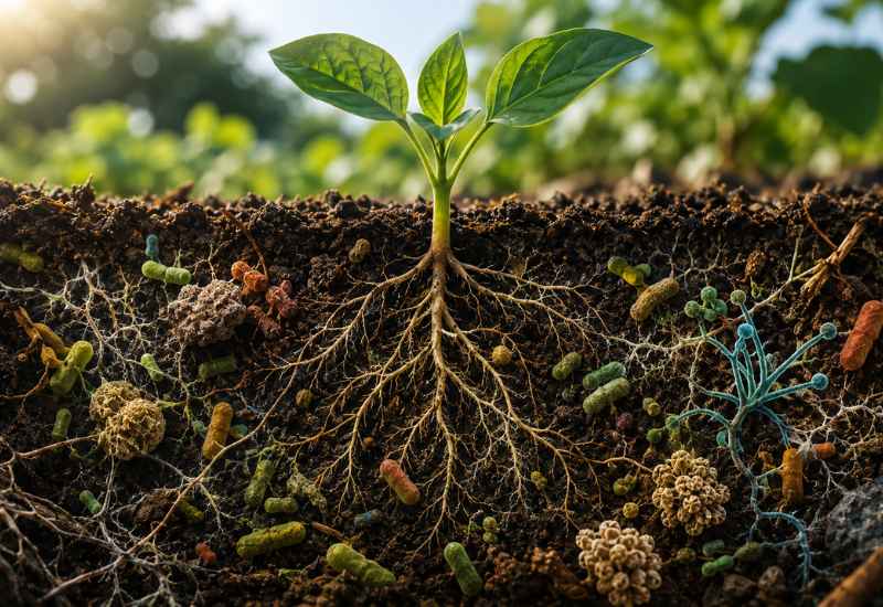 Microorganismos del suelo: los aliados invisibles que impulsan la productividad agrícola